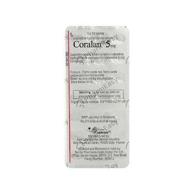 CORALAN 5MG TAB 14'S