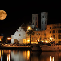 Luna sulla città di 