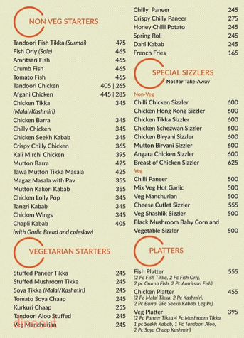 Sizling Co By Big Bbq menu 