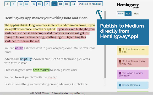 The Clause: Hemingwayapp to Medium