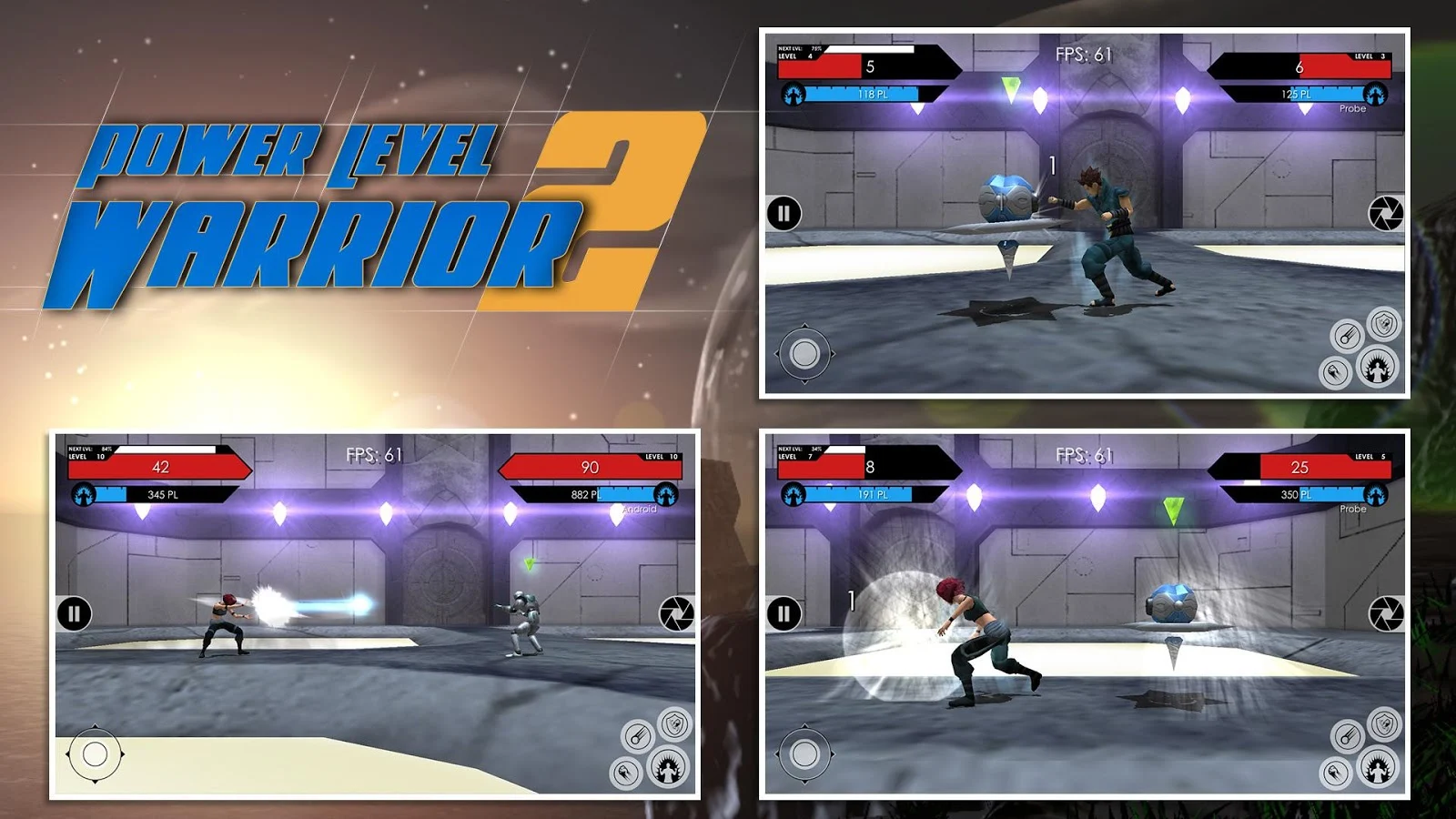   Power Level Warrior 2: captura de tela 