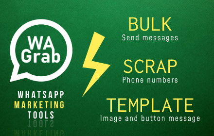 WhatsApp Web WA Blast Marketing Tools WAGrab Preview image 0