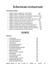 Schezwan Restaurant menu 1