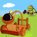 Crazy Catapult: shoot the mons