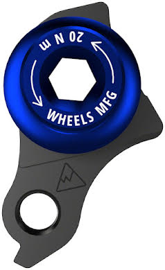 Wheels MFG Universal Derailleur Hanger - 487-6, For Trek ABP MTB Frames designed to accept SRAM UDH, Black/Blue alternate image 0