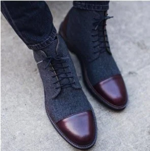 Botas básicas nuevas para hombre de comercio exterior con color personalizado a juego. Calzado duradero y elegante para hombres exigentes.