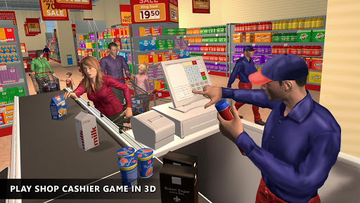 Virtual Supermarket Grocery Cashier 3D Family Game