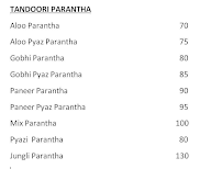 Naashta King menu 1