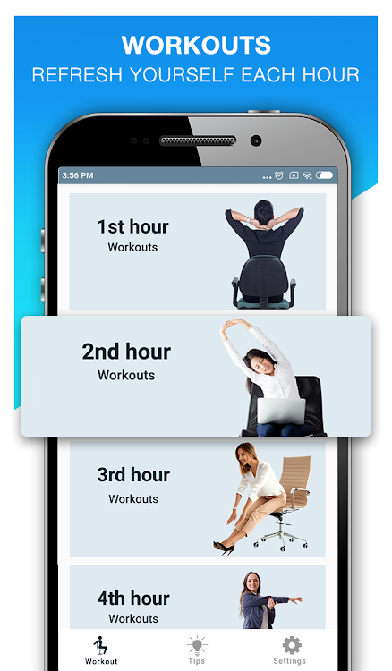 Office Workout Exercises At Your Office Desk Android Apps