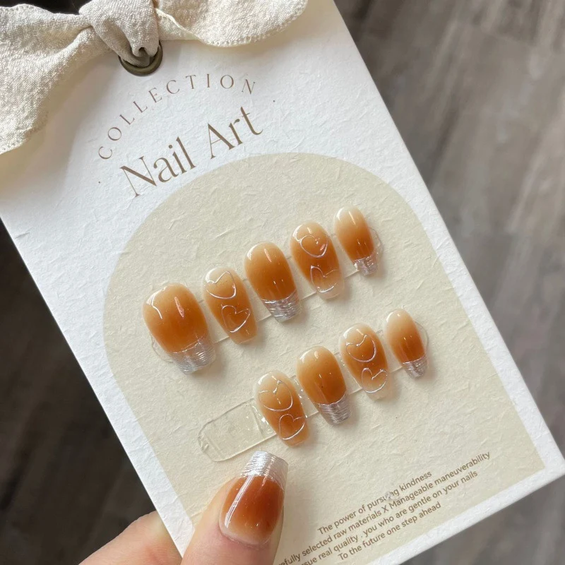 Unhas Curtas Removíveis para Mulheres. Beleza Instantânea e Aplicação Fácil. Manicure Perfeita sem Danificar. Trocas Rápidas