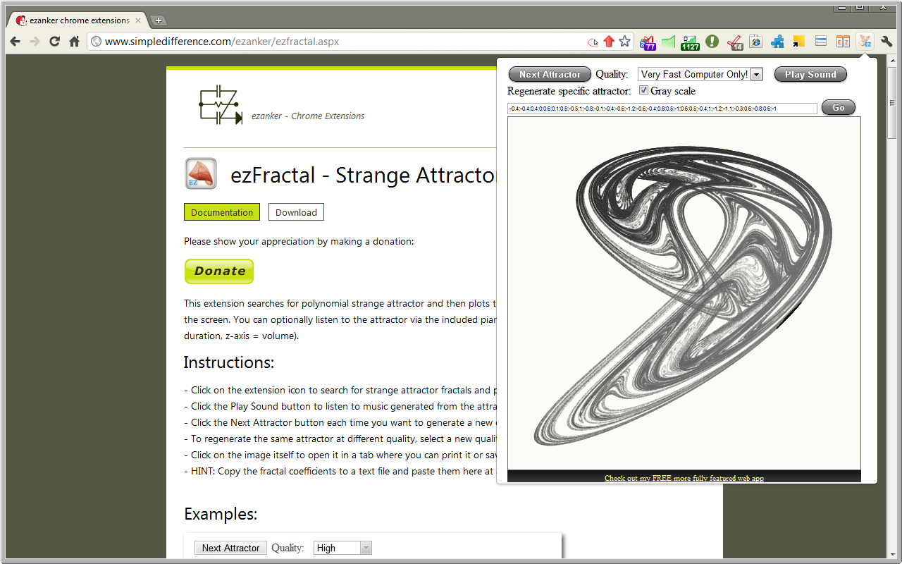 ezFractal - Strange Attractors Preview image 9