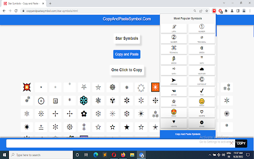 Symbols Copy And Paste
