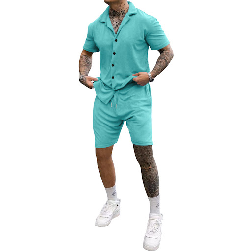 Title 1, Mens Casual Fashion Cozy Short-sleeved Loose T...
