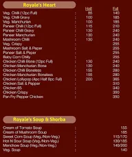 The Royal Tandoor menu 2