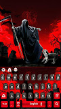 Black Grim Reaper Keyboard