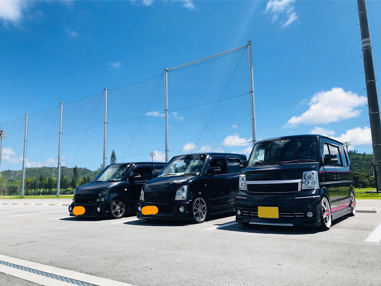 エブリイワゴンのワゴンR・エブリィ・バッドフェイスボンネットに関するカスタム事例の投稿画像1枚目