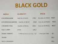 Black Gold menu 1