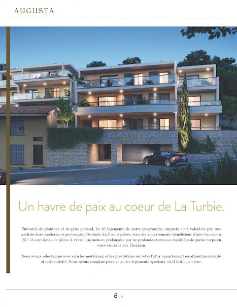 Vente appartement 2 pièces 48.49 m² à La Turbie (06320), 544 000 €