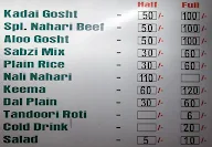 Yaseen Hotel menu 1