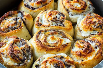 Easy Olive Cheese Rolls