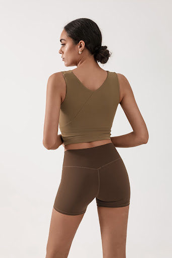 Title 6, Yoga Vest Naked Women Skin-friendly Sports Top ...