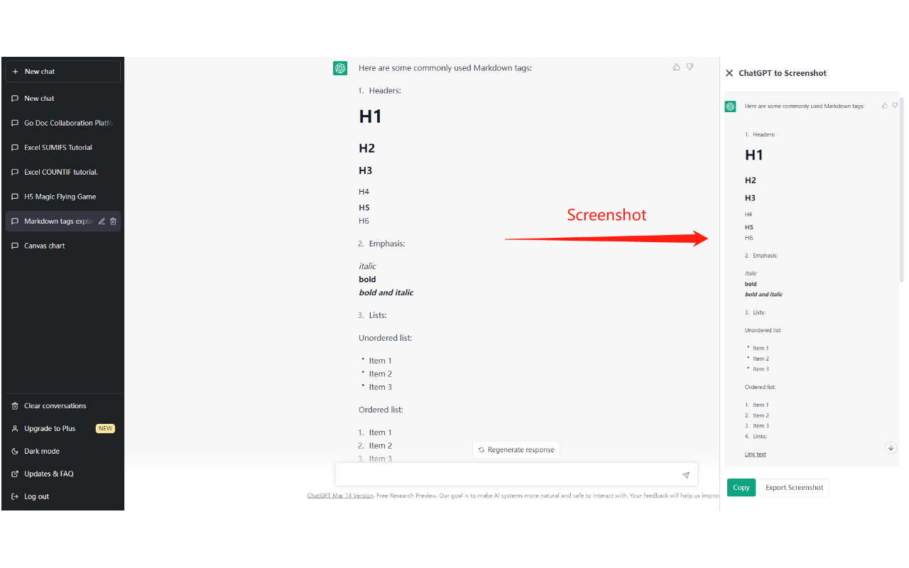 ExportGPT: Export ChatGPT Conversation Preview image 3
