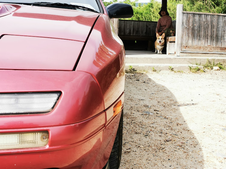 RX-7のみんなのセンターキャップが見たい・みんなのハブキャップが見たい・オープンカーでキャンプ・旧車でキャンプ・くつわ池自然公園に関するカスタム事例の投稿画像8枚目