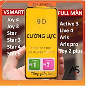 Kính Cường Lực Vsmart Full Màn Live 4/ Joy 4/ Joy 3/ Active 3/ Star 3/ Star 4/ Star 5/ Aris/ Aris Pro/ Joy 2 Plus/ Star