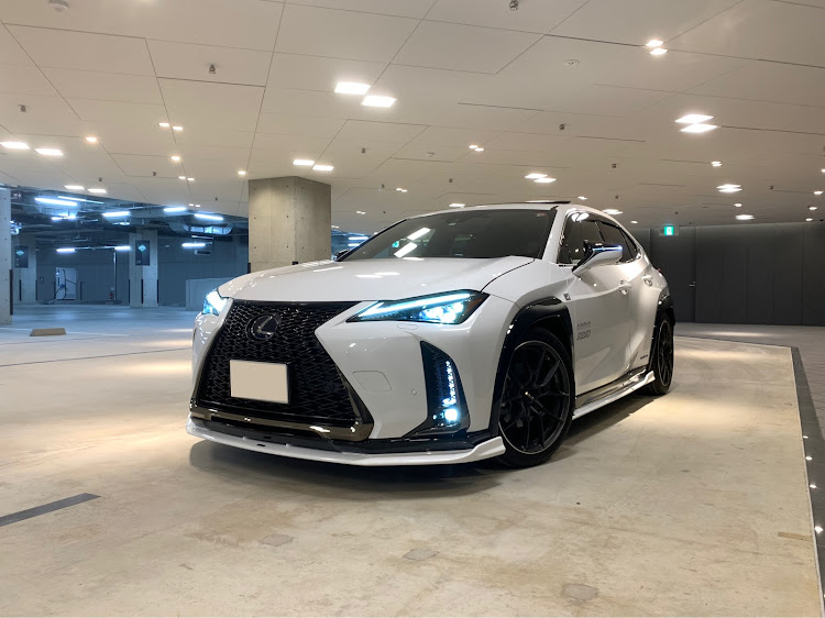 UXのレクサスUX・洗車・地下駐車場・モノクロ祭り便乗に関するカスタム事例の投稿画像2枚目