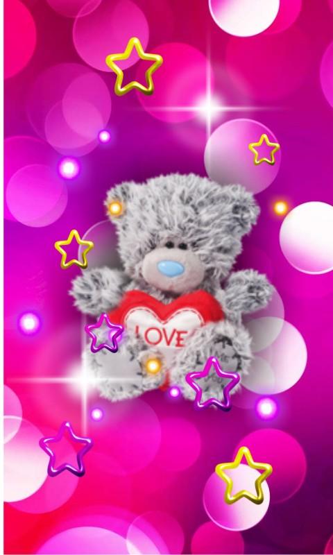 Android application Teddy Cute live wallpaper screenshort