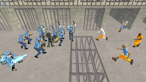 Screenshot Battle Simulator Prison Police