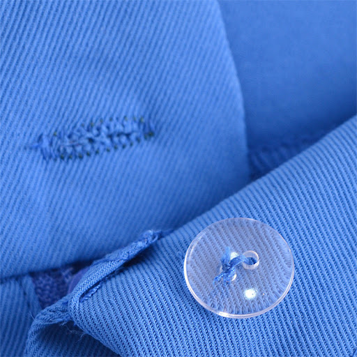 Title 5, Split Klein Blue Street Wide Leg Pants. Stylish...