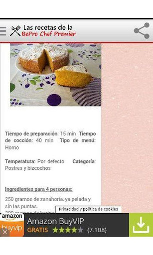 Recetas para BePro Chef Premier