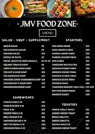 JMV Food Zone menu 1