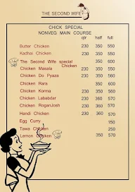 The Second Wife Restaurant menu 1