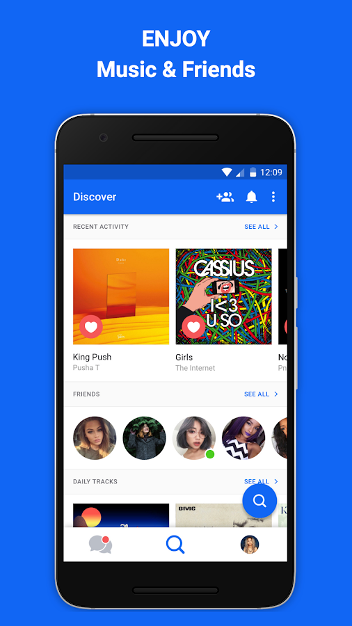    Sounds app - Music and Friends- screenshot  