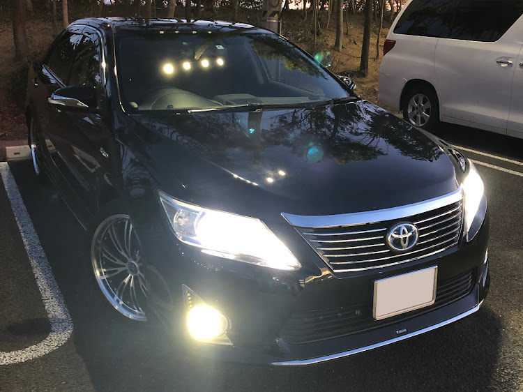 カムリのタイヤ交換・洗車に関するカスタム事例の投稿画像1枚目