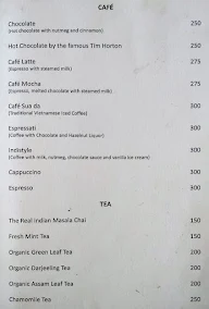 Frangipani By The Lake menu 1