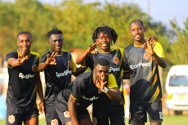 Murang'a Seal players during a past match