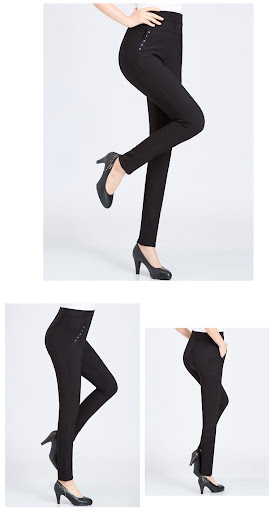 Title 8, High Waist Pencil Slim Lace Pocket Leggings Pan...