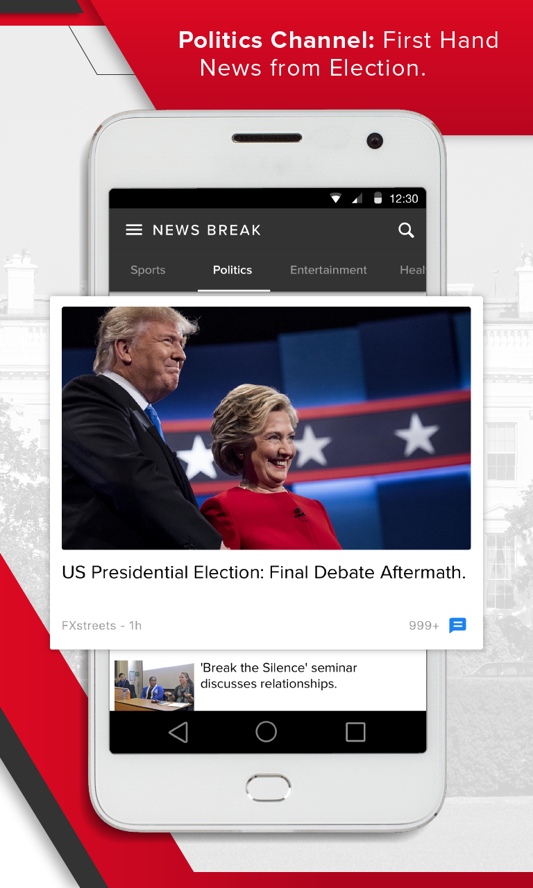 Android application NewsBreak: Local News & Alerts screenshort