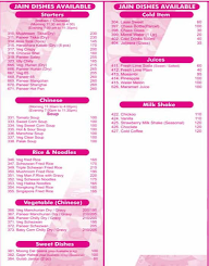 Nanumal Bhojraj menu 3