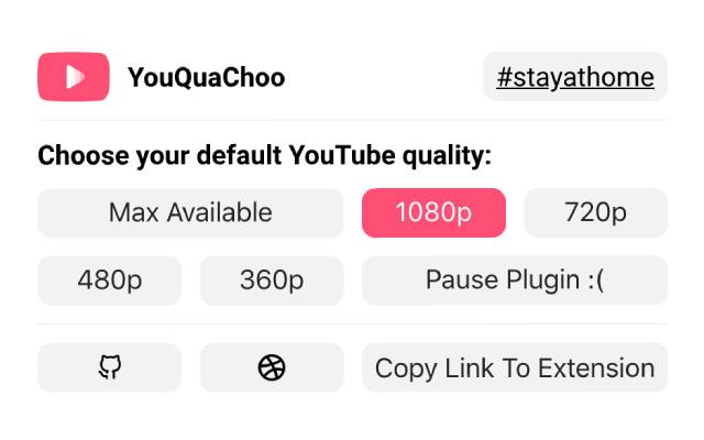 YouQuaChoo chrome extension