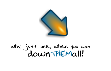 DownThemAll! chrome extension