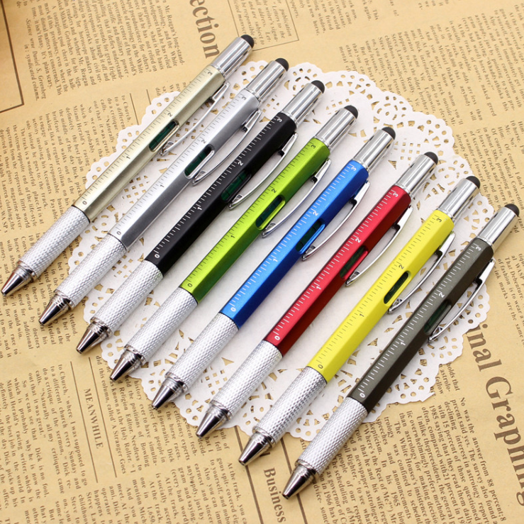 1 pc 7 Color Novel Multifunctional Screwdriver Ballpoint Pen