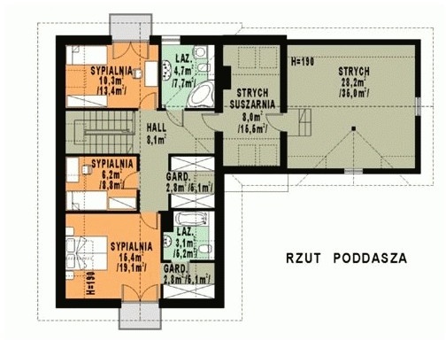 WB-0050 - Rzut poddasza