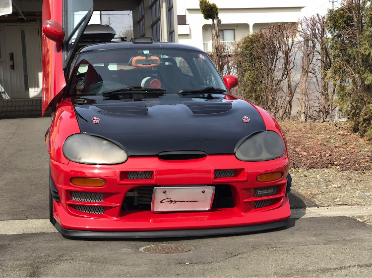 カプチーノの謎の集団-BABY-SUPERCAR・みんなのボディカラー・マイヒストリー・アンタレスレッドに関するカスタム事例の投稿画像8枚目