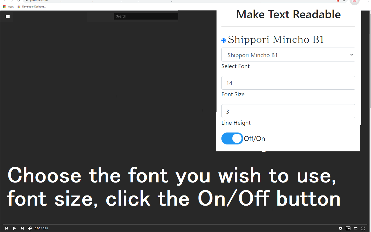 Make Text Readable for Google Chrome™ Preview image 1