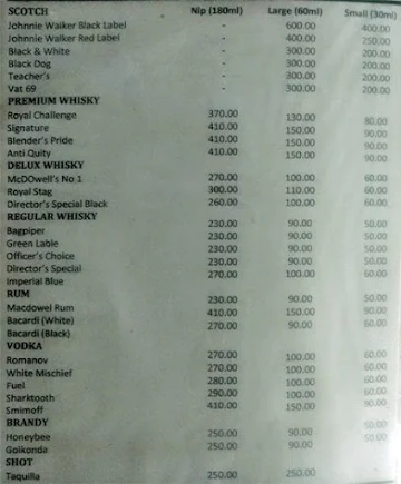 Swaraj Restaurant menu 