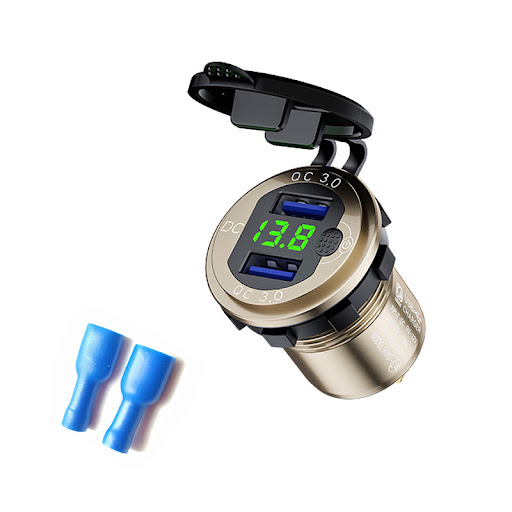 Title 2, Fast Charging Car USB Charger With Key Switch. ...